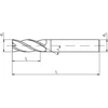 „Fanar“ kietojo karbido pjaustytuvas AL 6 x 57 mm (M9-341700-0060)