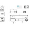 Fanar UNF THREAD TAP 1 / 4-28 DIN-2181/2 (2B) HSS