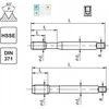 Fanar KŪGINIS UNF 3/8-24 DIN-371C R40 (2B) HSSE 800