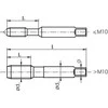 Fanar Sriegimo sriegiklis M16 NGMM/3-P DIN-352 (6HX) HSSE INOX