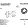 Fanar NARZYNKA UNF 9/16-18 DIN-22568 (2A) HSS 800