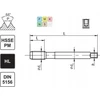 Manfrotto SRIEGIMO FRAGMENTAS G 1/8" DIN-5156C R45 HSSE-PM HL MASTERTAP