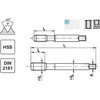 Fanar SIŪLAS M10x1,25 NGMM/2 DIN-2181/2 (6H) LH HSS