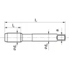 Fanar SIŪLAS M16x1,5 NGMM / 2-P DIN-2181 (6HX) HSSE INOX