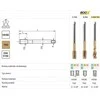 Fanar SRIEGIMO ANTGALIAI G 1/4" DIN-5156C R40 HSSE TIN 800X