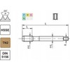 Fanar Sriegiklis G 1/8" DIN-5156B HSSE TIN 800X