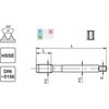 Fanar Sriegiklis G 1" DIN-5156B HSSE 800 - D2-111101-3139