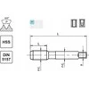 Fanar Sriegiklis G 3/8" NGRM DIN-5157D HSS