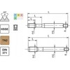 Fanar Sriegiklis UNC 1/4-20 DIN-371C R40 (2B) HSSE TN 800X