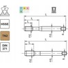 Fanar SIŪLAS UNF 10-32 DIN-371C R40 (2B) HSSE TN 800X