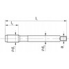 Fanar Srieginis čiaupas G 1/2'' DIN-5156C R45 HSSE-PM HL MASTERTAP