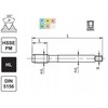 Fanar Srieginis čiaupas G 1/2'' DIN-5156C R45 HSSE-PM HL MASTERTAP