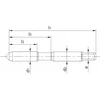 Fanar sriegis M 2 NGMM/3-P DIN-352 (6HX) HSSE INOX