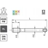Fanar sriegis M10 DIN-376C R45 (6HX) HSSE-PM HL MASTERTAP