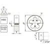 Fanar Žibintas Narzynka M30x1 DIN-22568 (6g) HSS 800 (N1-121001-0303)
