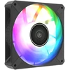 Fander Ventiliatoriaus ventiliatorius Roxo P12 ARGB PWM PST Revers, 120 mm juodas (FRX121)