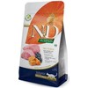 FARMINA N&amp;D moliūgas kačių ėriena ir mėlynių kastruotas suaugusiems - sausas kačių maistas - 1,5kg