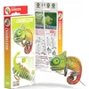 Dėlionė EUGY 3D kartoninis modelis „Chameleonas“