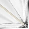 FEBI Panel dwustronny Falcon RR-5684SB1 142x213cm Sidabrinė / Juodas
