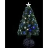 Fééric Lights and Christmas Star Dirbtinė Kalėdų eglutė su lemputėmis ir žvaigžde, 120 cm