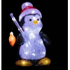 Fééric Lights and Christmas Outdoor Lauko šviesos dekoras, akrilo pingvinas, 30 LED