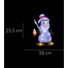 Fééric Lights and Christmas Outdoor Lauko šviesos dekoras, akrilo pingvinas, 30 LED