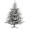 Fééric Lights and Christmas Dirbtinė eglutė ant metalinio stovo, apsnigta, 150 cm
