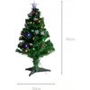 Fééric Lights and Christmas Star Dirbtinė Kalėdų eglutė su apšvietimu ir žvaigžde, 90 cm