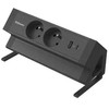 Fellowes Power desk 2, TYP E, juoda