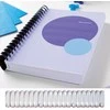 Fellowes ovalus plastik( 45 mm, baltas), 50 vnt. (5349802)