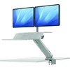 Laikiklis Fellowes Sit-Stand LotusRT dvigubos baltos