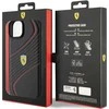 Ferrari FEHCP15MPTWK Apple iPhone 15 Plus /14 Plus 6.7″ juodos spalvos kietas dėklas Twist Metal Logo