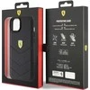 Ferrari FEHCP15MRDUK Apple iPhone 15 Plus / 14 Plus 6.7″ juodos spalvos kietas dėklas Quilted Metal Logo