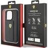 Ferrari FEHCP15SGSPSIK Apple iPhone 15 / 14 /13 6.1″ juodos spalvos kietas dėklas Grip Stand Metal Logo