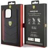 Ferrari FEHCP15XRDUK Apple iPhone 15 Pro Max 6.7″ juodos spalvos kietas dėklas Quilted Metal Logo