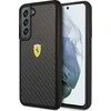 Samsung Galaxy S22 Plus Ferrari dėklas On Track Real Carbon (FEHCS22MFCAK) juodos spalvos