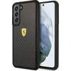 Samsung Galaxy S22 Ferrari dėklas On Track Real Carbon (FEHCS22SFCAK) juodos spalvos