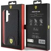 Ferrari FEHCS24MN3 PUK S24+ S926 juodos spalvos kietas dėklas Carbon Stitched Bottom