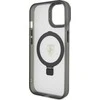 Ferrari FEHMP15SUSCAH Apple iPhone 15 / 14 /13 6.1″ skaidrus kietas dėklas Ring Stand 2023 Collection MagSaf