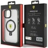 Ferrari FEHMP15SUSCAH Apple iPhone 15 / 14 /13 6.1″ skaidrus kietas dėklas Ring Stand 2023 Collection MagSaf