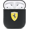 Ferrari FESA2LEBK AirPods dėklas juodos spalvos On Track Leather