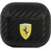 Apple AirPods 3 ausinių dėklas Ferrari On Track PU Carbon (FESA3CABK) juodos spalvos