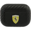 Dėklas Ferrari FESAPCABK AirPods Pro dangtelis juodas/juodas On Track PU Carbon