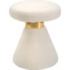 Ferretti pliušinė taburetė, aukštis 51 cm