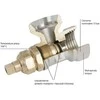 Ferro 1 / 2 "ZG5Y radiatoriaus vožtuvas