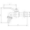 Ferro 3 / 4 "rutulinis regeneravimo vožtuvas (KC2)