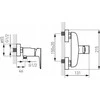 Ferro BDR2L praustuvo maišytuvas ADORE COUNTERTOP WASHBASIN, 1-OPEN, Baltas-CHROMAS // BF.BDR2L