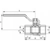 Ferro ZAWÓR kamuoliukai.GAZ.1 1/4" GW-GW TYP G61