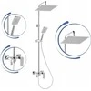 Ferro Dušo komplektas NP80-BAQ13U ALGEO RAIN GAUGE SU DUŠU IR VONIOS čiaupu, CHROME FERRO // N.00.ALGEO-Rinkinys-NAT-WAN-CHR