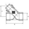 Ferro Geležies dujų nuosėdų filtras 5/4 "F04